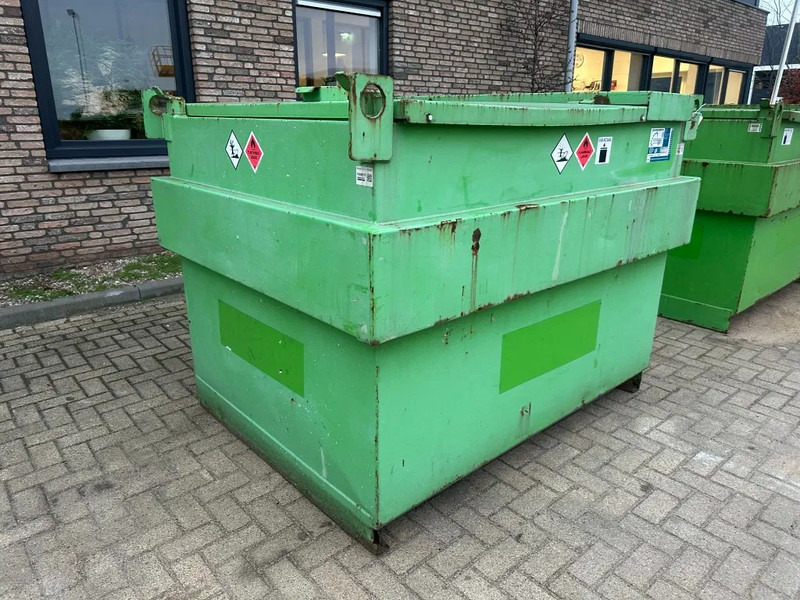 Kiwa IBC Steenbergen 2000 liter Dieseltank met handpomp Milieutank - Depósito de armazenamento: foto 2 Kiwa IBC Steenbergen 2000 liter Dieseltank met handpomp Milieutank - Depósito de armazenamento: foto 2