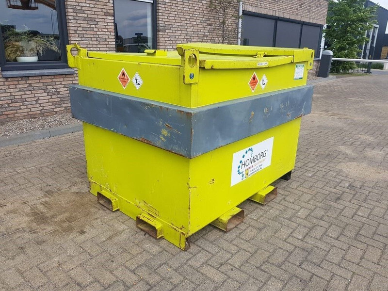 Depósito de armazenamento Kiwa IBC Steenbergen 2000 liter Kiwa IBC Dieseltank met handpomp: foto 8