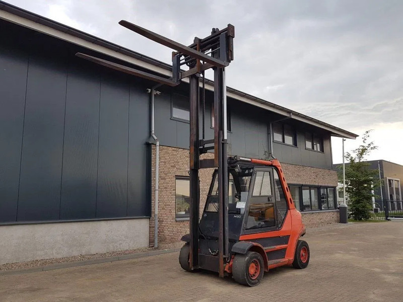 Linde H50D 5 ton Diesel Duplex Sideshift Positioner Heftruck - Empilhadeira a diesel: foto 2 Linde H50D 5 ton Diesel Duplex Sideshift Positioner Heftruck - Empilhadeira a diesel: foto 2