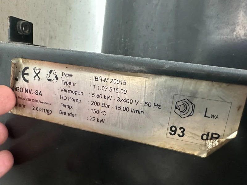 Perkins DIBO IBH-M 20015 Hogedruk unit 200 Bar 1500 L / min Mobiele Aanhanger 12.5 kVA aggregaat - Lavadora de alta pressão: foto 5 Perkins DIBO IBH-M 20015 Hogedruk unit 200 Bar 1500 L / min Mobiele Aanhanger 12.5 kVA aggregaat - Lavadora de alta pressão: foto 5