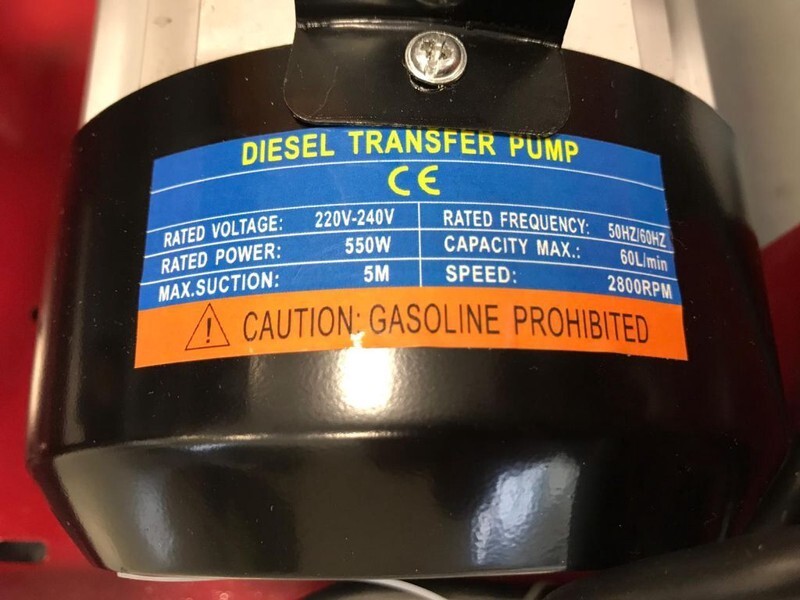 Pompset 230 Volt pompset brandstof pomp compleet met slang, teller en afgiftepistool ! - Ferramenta/ Equipamento: foto 4 Pompset 230 Volt pompset brandstof pomp compleet met slang, teller en afgiftepistool ! - Ferramenta/ Equipamento: foto 4