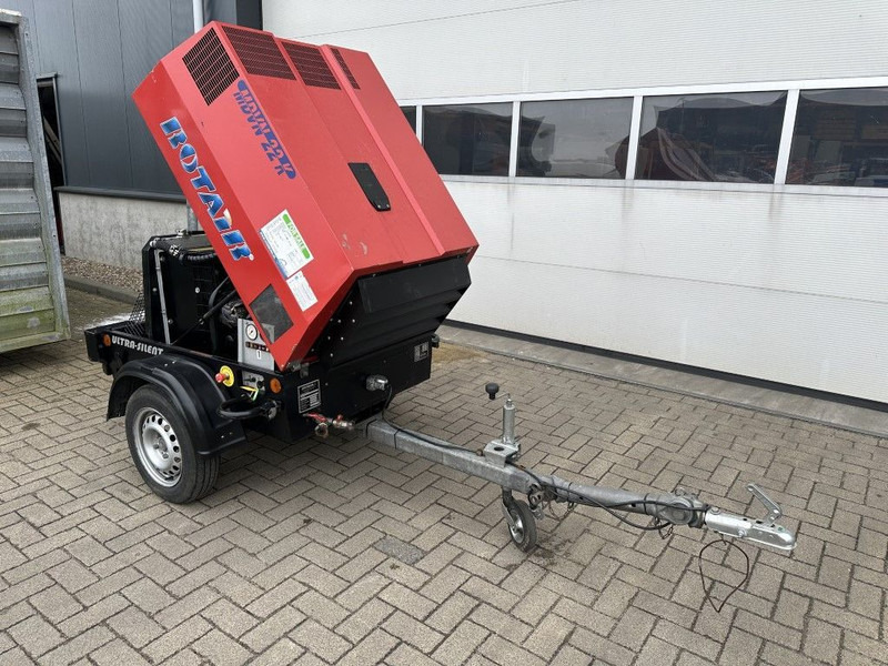 Compressor de ar Rotair MDVN 22 K Kubota 2000 L / min 6.5 Bar Mobiele Diesel Compressor as New !: foto 20