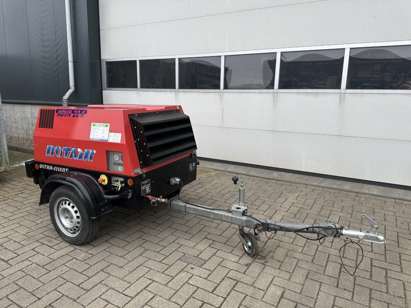 Rotair MDVN 22 K Kubota 2000 L / min 6.5 Bar Mobiele Diesel Compressor as New ! - Compressor de ar: foto 2 Rotair MDVN 22 K Kubota 2000 L / min 6.5 Bar Mobiele Diesel Compressor as New ! - Compressor de ar: foto 2