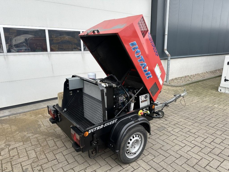 Compressor de ar Rotair MDVN 22 K Kubota 2000 L / min 6.5 Bar Mobiele Diesel Compressor as New !: foto 18
