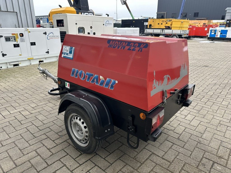 Compressor de ar Rotair MDVN 22 K Kubota 2000 L / min 6.5 Bar Mobiele Diesel Compressor as New !: foto 11