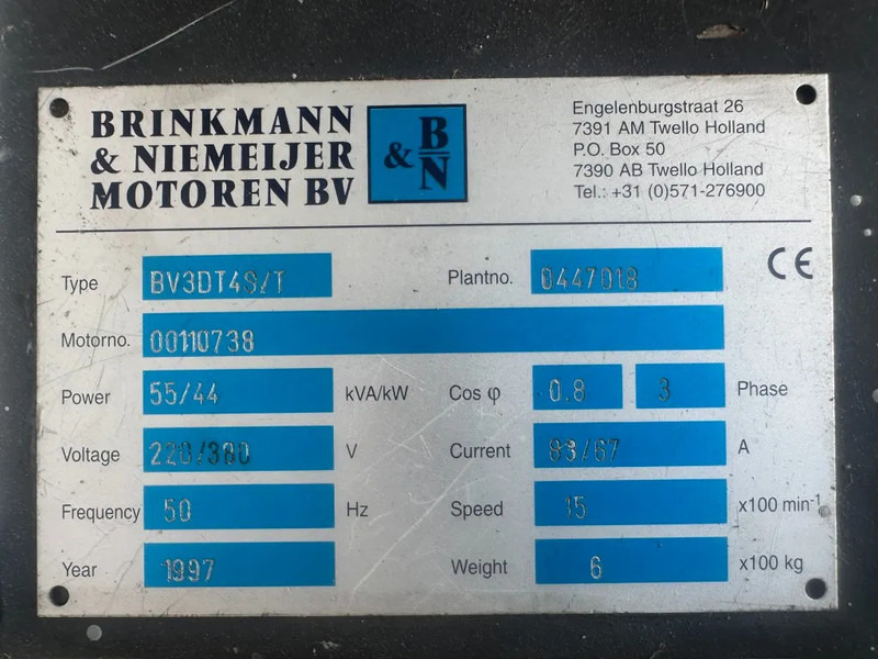 Gerador elétrico Stamford UC.I224F2 Generatordeel 65 kVA Alternator as New !: foto 10