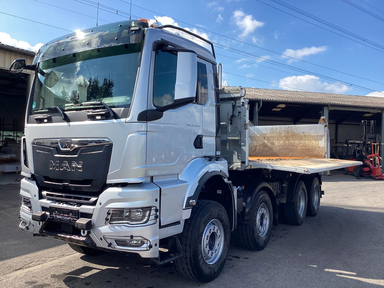 MAN TGS 35.520 8x4 Intarder Meiller Bordmatik Hendri - Camião basculante: foto 1 MAN TGS 35.520 8x4 Intarder Meiller Bordmatik Hendri - Camião basculante: foto 1