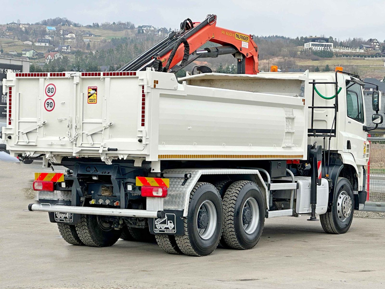 Camião basculante, Camião grua novo DAF CF 410 * Kipper 4,90 m + PK 16001 - K B * 6x4: foto 7