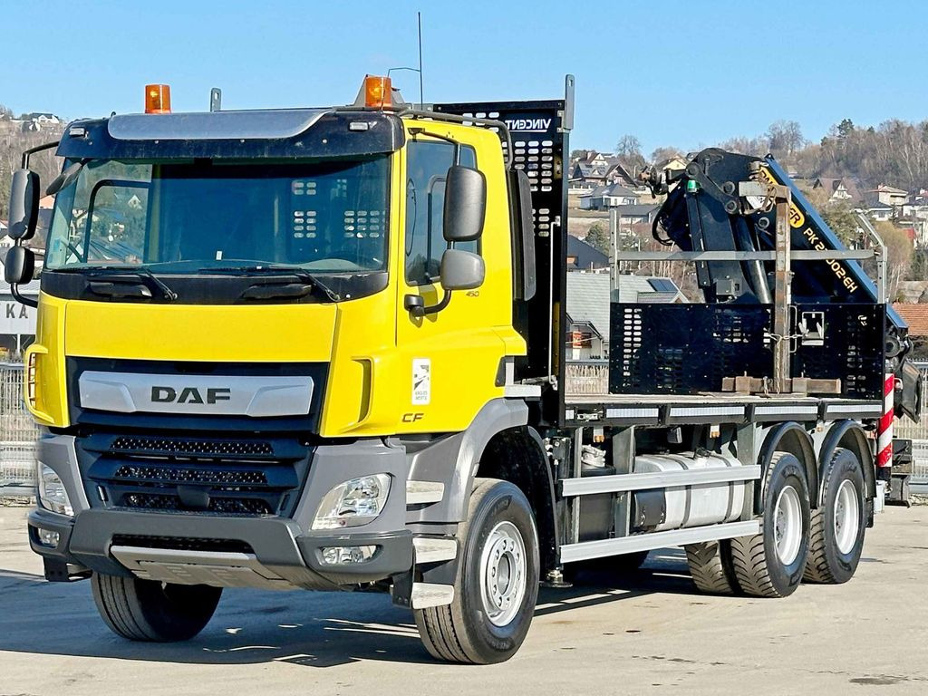 DAF CF 450 * PK 22002 - EH D + FUNK * 6x4 * TOP - Camião grua, Camião de caixa aberta/ Plataforma: foto 4 DAF CF 450 * PK 22002 - EH D + FUNK * 6x4 * TOP - Camião grua, Camião de caixa aberta/ Plataforma: foto 4
