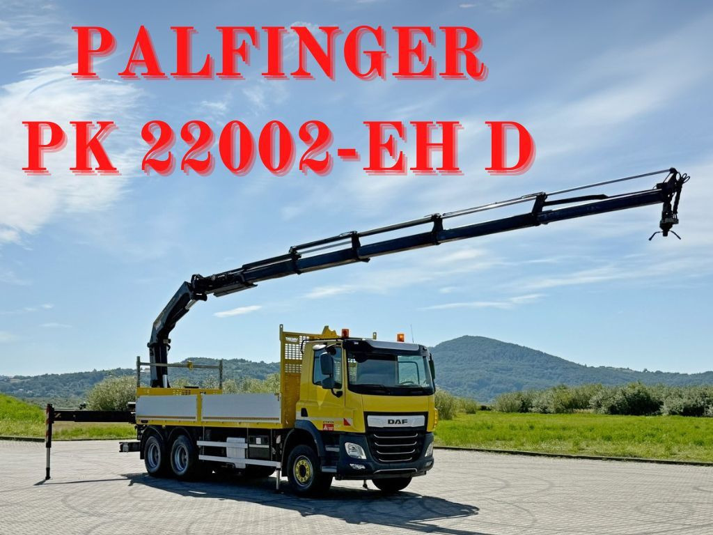 DAF CF 450 * PK 22002 - EH D + FUNK * 6x4 * TOP - Camião grua: foto 1 DAF CF 450 * PK 22002 - EH D + FUNK * 6x4 * TOP - Camião grua: foto 1