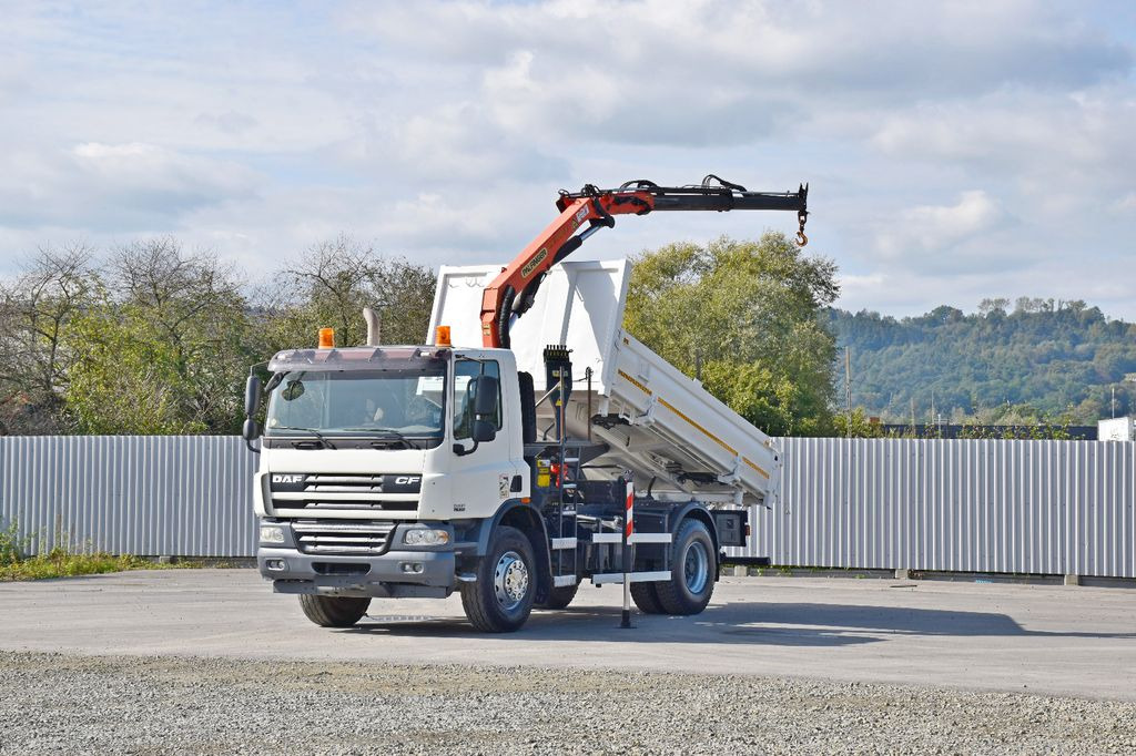 DAF CF 75.310 Kipper 4,30 m + KRAN * TOPZUSTAND DAF CF 75.310 Kipper 4,30 m + KRAN * TOPZUSTAND - Camião basculante, Camião grua: foto 2 DAF CF 75.310 Kipper 4,30 m + KRAN * TOPZUSTAND DAF CF 75.310 Kipper 4,30 m + KRAN * TOPZUSTAND - Camião basculante, Camião grua: foto 2