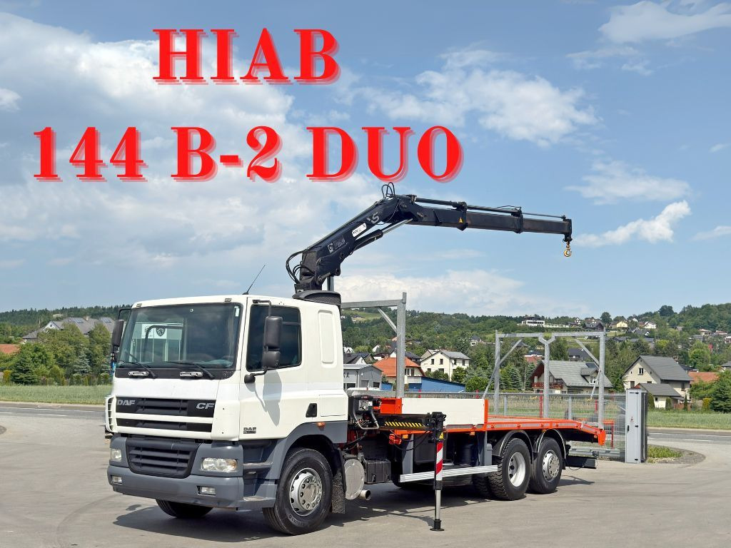 DAF CF 85.380*ABSCHLEPPWAGEN 7,20m+ HIAB 144 B-2 DUO - Caminhão reboque: foto 1 DAF CF 85.380*ABSCHLEPPWAGEN 7,20m+ HIAB 144 B-2 DUO - Caminhão reboque: foto 1