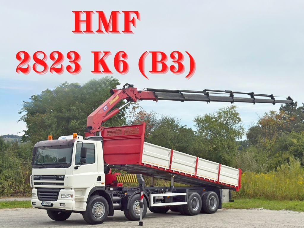 DAF CF 85.380 * HMF 2823 K6 (B3) + FUNK * 8x4 * TOP - Camião grua: foto 1 DAF CF 85.380 * HMF 2823 K6 (B3) + FUNK * 8x4 * TOP - Camião grua: foto 1