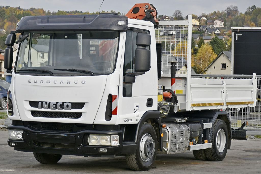 Iveco EUROCARGO 100E19 +PK 7001 H + FUNK * TOPZUSTAND - Camião grua, Camião basculante: foto 3 Iveco EUROCARGO 100E19 +PK 7001 H + FUNK * TOPZUSTAND - Camião grua, Camião basculante: foto 3