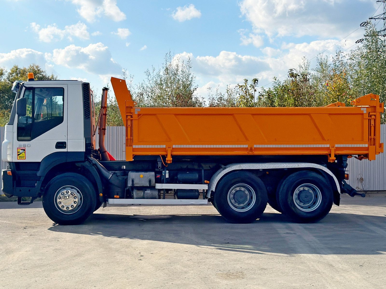 Camião basculante, Camião grua Iveco TRAKKER 380 * Kipper 5,25 m + BORDMATIC / 6x4: foto 6