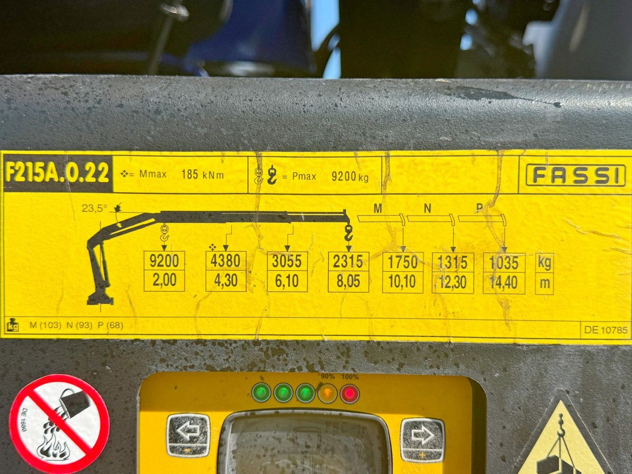 Camião basculante, Camião grua Iveco TRAKKER 450 * FASSI F215A.0.22 + FUNK / 8x4 *TOP: foto 9