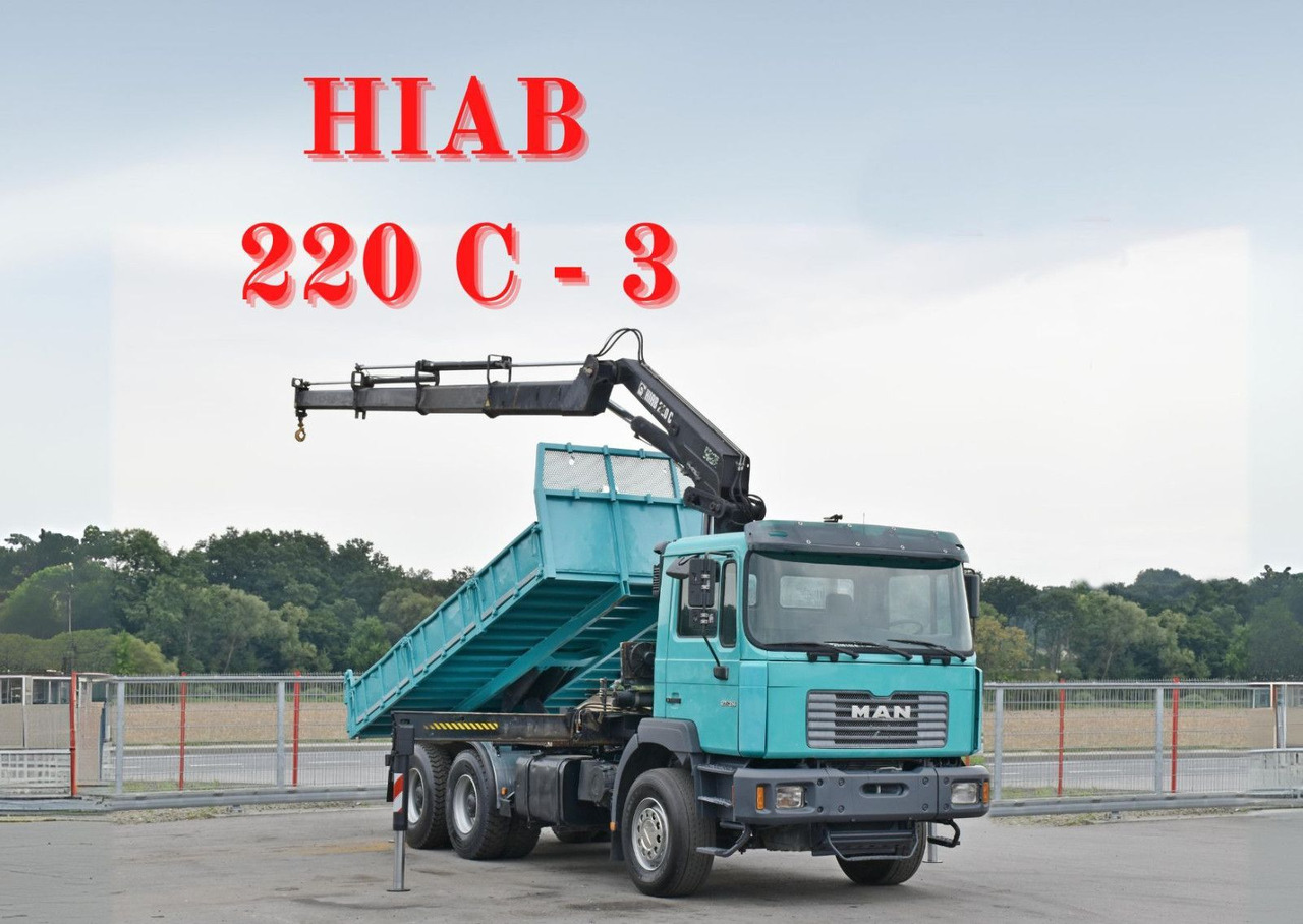 MAN 27-314 * HIAB 220 C - 3 + FUNK * 6x4 - Camião grua: foto 1 MAN 27-314 * HIAB 220 C - 3 + FUNK * 6x4 - Camião grua: foto 1