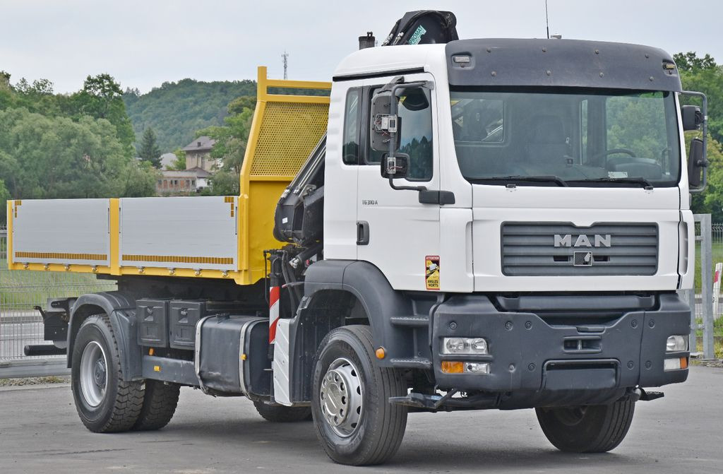 MAN TG 310 A* HIAB 111 BS - 2 DUO * TOPZUSTAND - Camião basculante, Camião grua: foto 3 MAN TG 310 A* HIAB 111 BS - 2 DUO * TOPZUSTAND - Camião basculante, Camião grua: foto 3