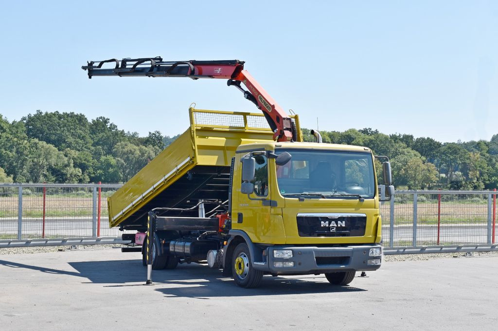 MAN TGL 12.220 Kipper 5,05 m + PK 8501 B *TOPZUSTAND - Camião grua, Camião basculante: foto 2 MAN TGL 12.220 Kipper 5,05 m + PK 8501 B *TOPZUSTAND - Camião grua, Camião basculante: foto 2