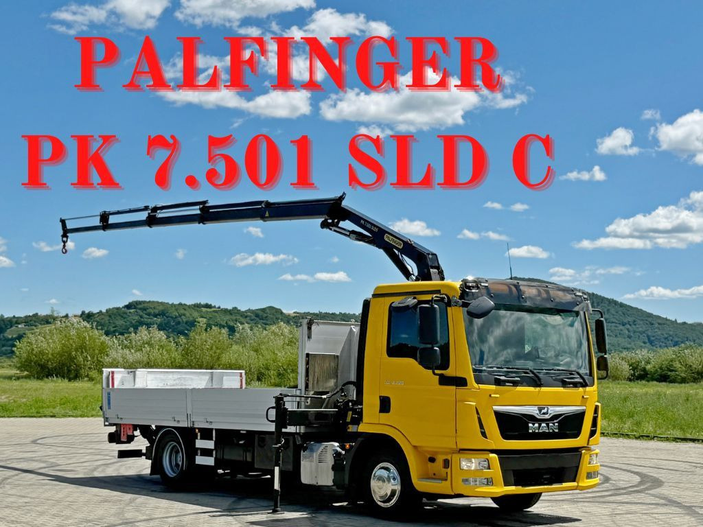 MAN TGL 12.220* PK 7.501 SLD C + FUNK + LIFT*TO - Camião grua: foto 1 MAN TGL 12.220* PK 7.501 SLD C + FUNK + LIFT*TO - Camião grua: foto 1