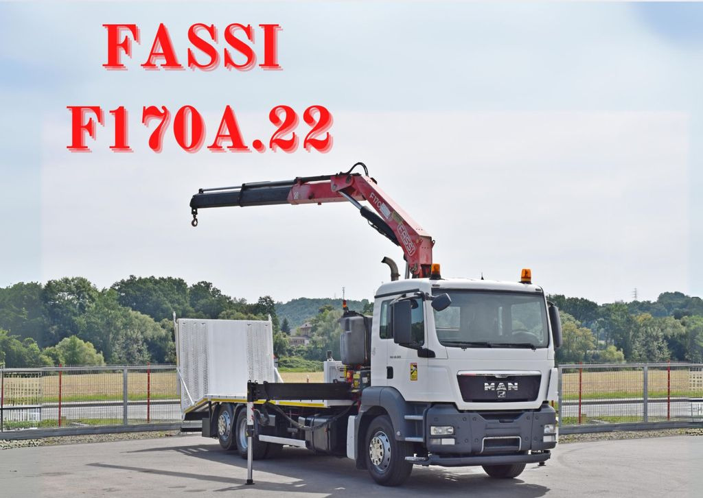 MAN TGS 26.320 * FASSI F170A.22 + FUNK* TOPZUSTAND MAN TGS 26.320 * FASSI F170A.22 + FUNK* TOPZUSTAND - Caminhão reboque: foto 1 MAN TGS 26.320 * FASSI F170A.22 + FUNK* TOPZUSTAND MAN TGS 26.320 * FASSI F170A.22 + FUNK* TOPZUSTAND - Caminhão reboque: foto 1