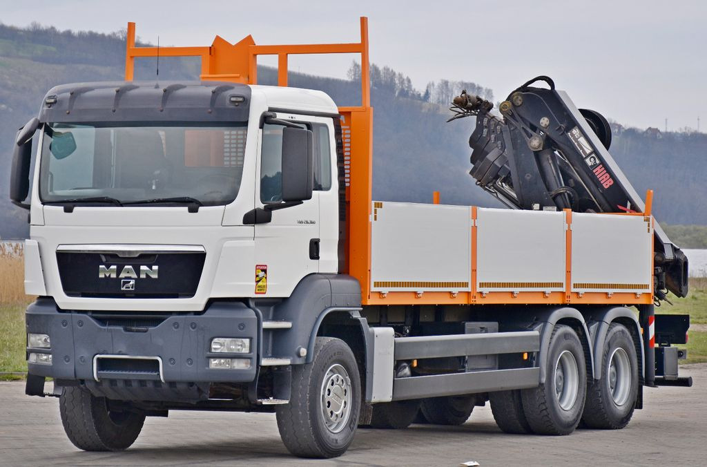 MAN TGS 26.360* HIAB 211 E-6 HIDUO / FUNK * 6x4 - Camião grua, Camião de caixa aberta/ Plataforma: foto 3 MAN TGS 26.360* HIAB 211 E-6 HIDUO / FUNK * 6x4 - Camião grua, Camião de caixa aberta/ Plataforma: foto 3