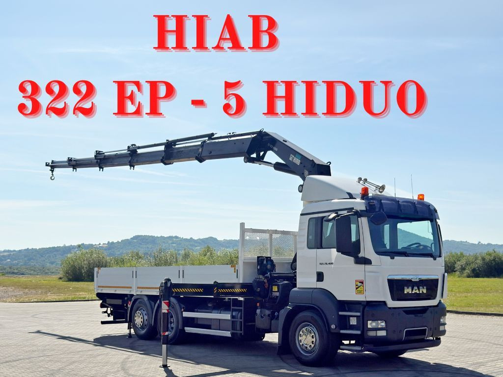 MAN TGS 26.400 * HIAB 322 EP-5 HIDUO + FUNK* TOP - Camião grua: foto 1 MAN TGS 26.400 * HIAB 322 EP-5 HIDUO + FUNK* TOP - Camião grua: foto 1