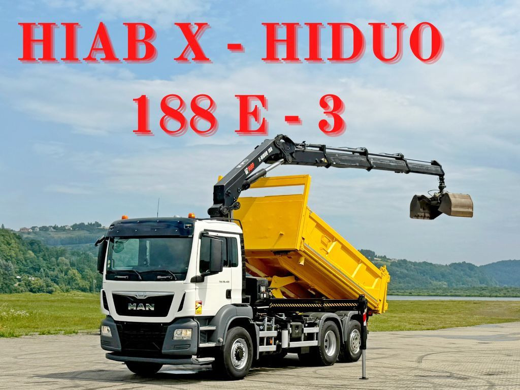 MAN TGS 26.400 * HIAB X-HIDUO 188 E-3 + FUNK * 6x4 - Camião grua: foto 1 MAN TGS 26.400 * HIAB X-HIDUO 188 E-3 + FUNK * 6x4 - Camião grua: foto 1