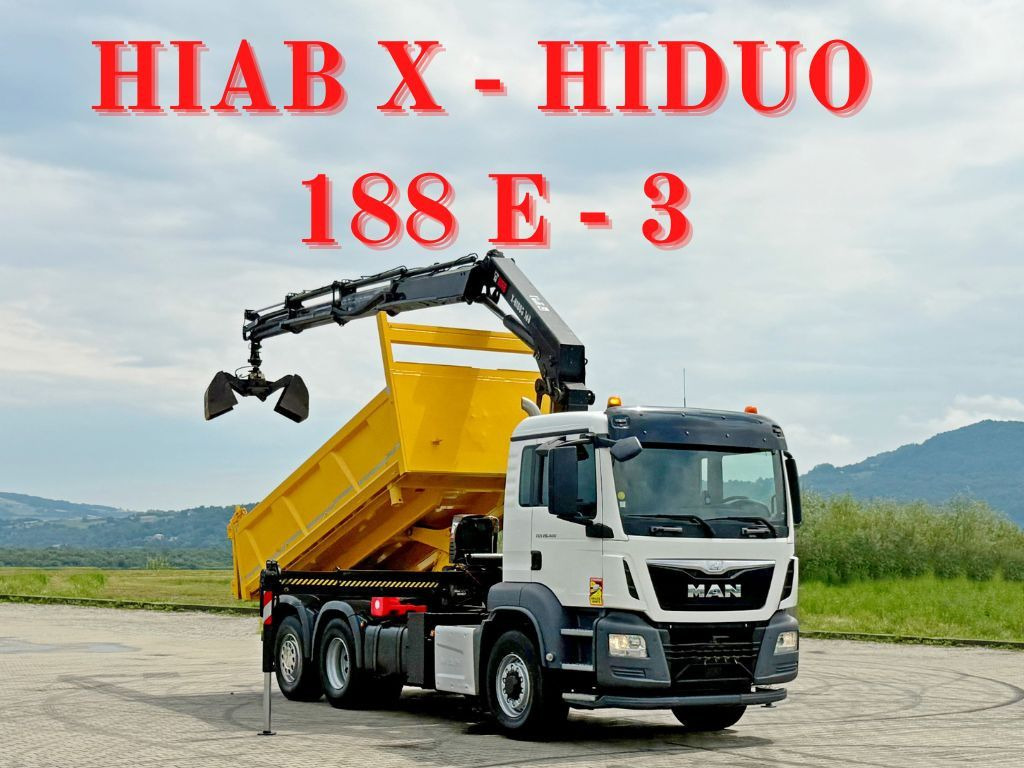MAN TGS 26.400 * HIAB X-HIDUO 188 E-3 + FUNK * 6x4 - Camião grua: foto 1 MAN TGS 26.400 * HIAB X-HIDUO 188 E-3 + FUNK * 6x4 - Camião grua: foto 1