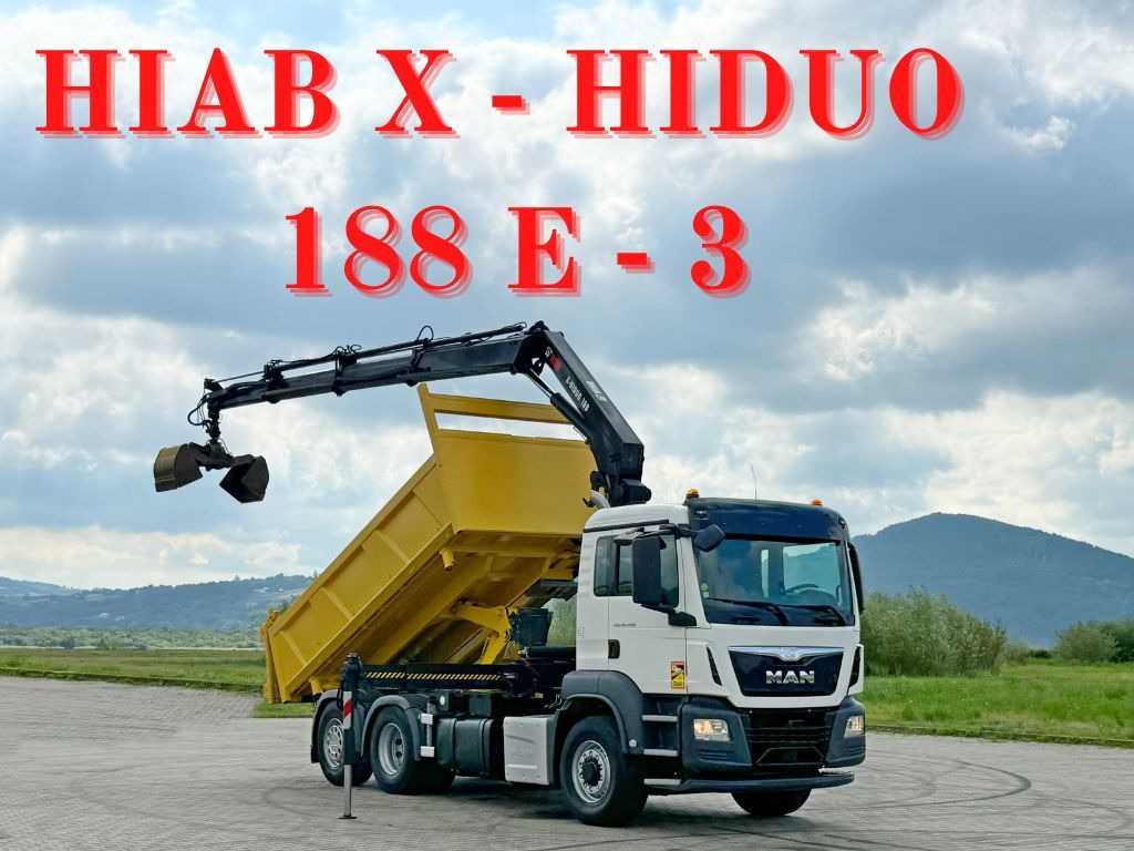 MAN TGS 26.400 * HIAB X-HIDUO 188 E-3 + FUNK * 6x4 - Camião grua: foto 1 MAN TGS 26.400 * HIAB X-HIDUO 188 E-3 + FUNK * 6x4 - Camião grua: foto 1