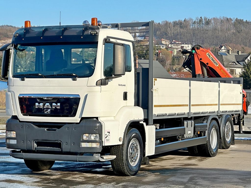 MAN TGS 26.440* PK 18001 - EH A + FUNK* TOPZUSTAND - Camião grua, Camião de caixa aberta/ Plataforma: foto 4 MAN TGS 26.440* PK 18001 - EH A + FUNK* TOPZUSTAND - Camião grua, Camião de caixa aberta/ Plataforma: foto 4
