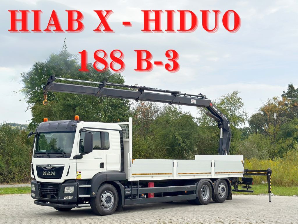 MAN TGS 26.460 * HIAB X - HIDUO 188 B-3 + FUNK* TOP - Camião grua: foto 1 MAN TGS 26.460 * HIAB X - HIDUO 188 B-3 + FUNK* TOP - Camião grua: foto 1