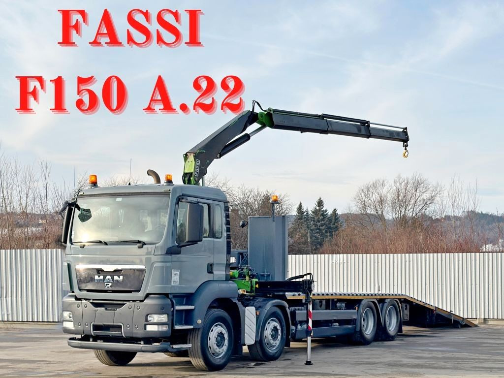 MAN TGS 35.360 * FASSI F150 A.22 + FUNK* TOPZUSTAND - Caminhão reboque: foto 1 MAN TGS 35.360 * FASSI F150 A.22 + FUNK* TOPZUSTAND - Caminhão reboque: foto 1