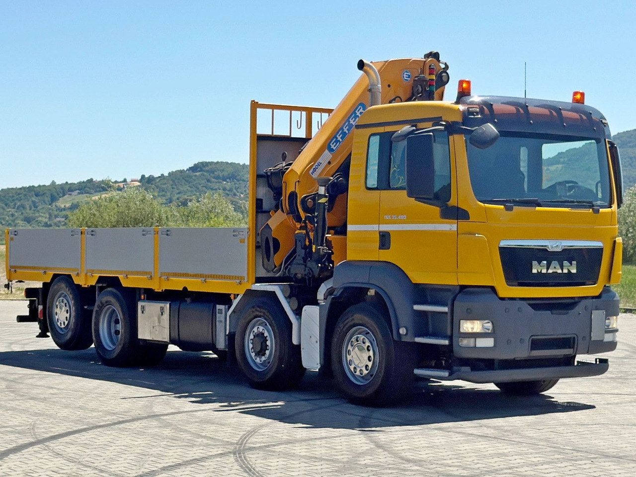 MAN TGS 35.480 * EFFER 395/6S + FUNK / 8x4 - Camião grua: foto 3 MAN TGS 35.480 * EFFER 395/6S + FUNK / 8x4 - Camião grua: foto 3