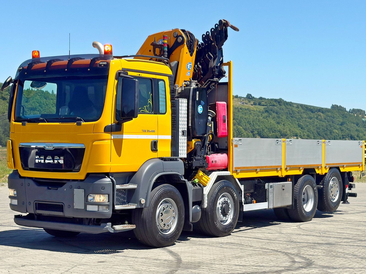 MAN TGS 35.480 * EFFER 395/6S + FUNK / 8x4 - Camião grua: foto 4 MAN TGS 35.480 * EFFER 395/6S + FUNK / 8x4 - Camião grua: foto 4