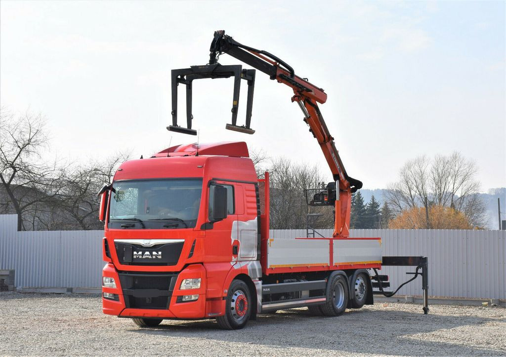 MAN TGX 26.440 Pritsche 6,60 m*TEREX 135.2-A11 - Camião grua: foto 2 MAN TGX 26.440 Pritsche 6,60 m*TEREX 135.2-A11 - Camião grua: foto 2