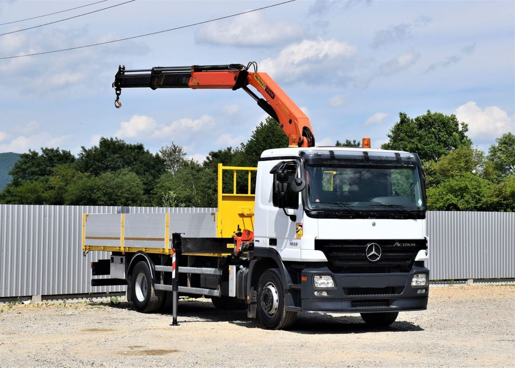 Mercedes-Benz ACTROS 1832 PRITSCHE 6,70m * PK 15500*TOPZUSTAND - Camião grua: foto 1 Mercedes-Benz ACTROS 1832 PRITSCHE 6,70m * PK 15500*TOPZUSTAND - Camião grua: foto 1