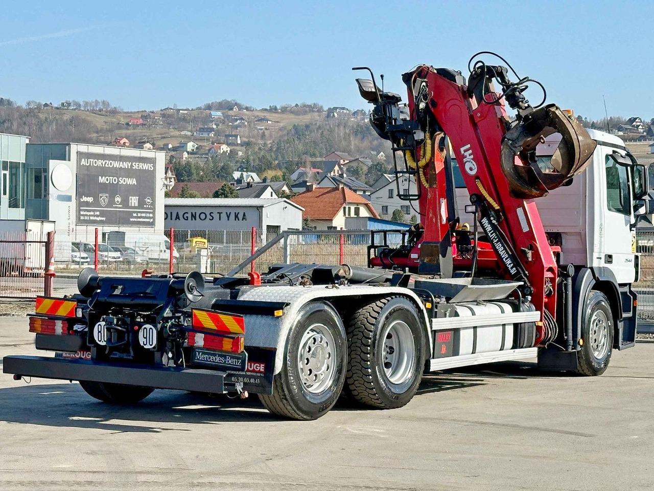 Mercedes-Benz ACTROS 2544 * ABROLLKIPPER * LHO L190Z(78) * TOP - Camião polibenne, Camião grua: foto 5 Mercedes-Benz ACTROS 2544 * ABROLLKIPPER * LHO L190Z(78) * TOP - Camião polibenne, Camião grua: foto 5