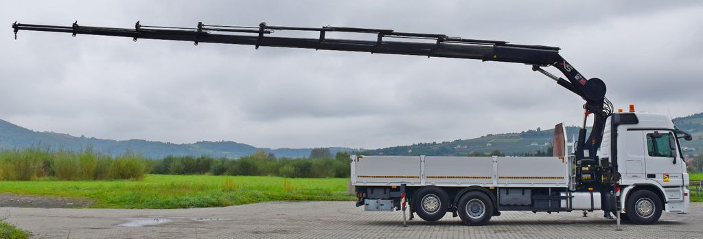 Mercedes-Benz ACTROS 2544 * HIAB 377 E - 8 HIPRO + FUNK* TOP - Camião grua, Camião de caixa aberta/ Plataforma: foto 5 Mercedes-Benz ACTROS 2544 * HIAB 377 E - 8 HIPRO + FUNK* TOP - Camião grua, Camião de caixa aberta/ Plataforma: foto 5