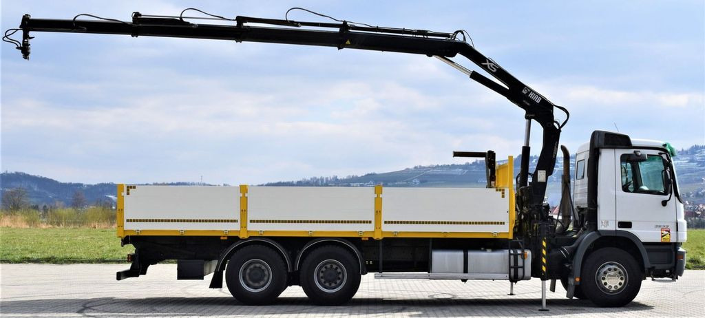Mercedes-Benz ACTROS 2632 * HIAB 144B-3HIDUO+FUNK / 6x4 - Camião grua, Camião de caixa aberta/ Plataforma: foto 5 Mercedes-Benz ACTROS 2632 * HIAB 144B-3HIDUO+FUNK / 6x4 - Camião grua, Camião de caixa aberta/ Plataforma: foto 5