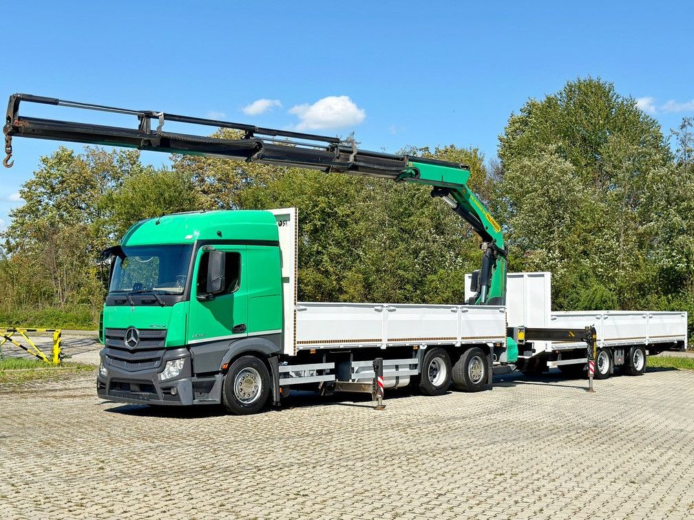 Mercedes-Benz ACTROS 2654* PK 34002 - SH C/FUNK+Anhänger* TOP - Camião grua: foto 2 Mercedes-Benz ACTROS 2654* PK 34002 - SH C/FUNK+Anhänger* TOP - Camião grua: foto 2