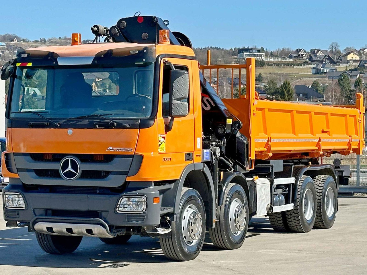 Mercedes-Benz ACTROS 3241 * HIAB 322 EP-4 HIDUO + FUNK / 8x4 - Camião grua: foto 5 Mercedes-Benz ACTROS 3241 * HIAB 322 EP-4 HIDUO + FUNK / 8x4 - Camião grua: foto 5