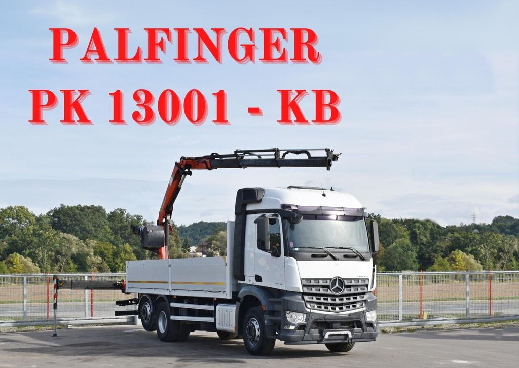 Mercedes-Benz AROCS 2542* PK 13001-K B* TOPZUSTAND - Camião grua, Camião de caixa aberta/ Plataforma: foto 1 Mercedes-Benz AROCS 2542* PK 13001-K B* TOPZUSTAND - Camião grua, Camião de caixa aberta/ Plataforma: foto 1