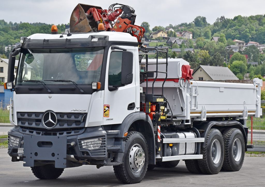 Mercedes-Benz AROCS 2635* FASSI F165AZ.0.22 + FUNK * 6x4 Mercedes-Benz AROCS 2635* FASSI F165AZ.0.22 + FUNK * 6x4 - Camião grua, Camião basculante: foto 5 Mercedes-Benz AROCS 2635* FASSI F165AZ.0.22 + FUNK * 6x4 Mercedes-Benz AROCS 2635* FASSI F165AZ.0.22 + FUNK * 6x4 - Camião grua, Camião basculante: foto 5