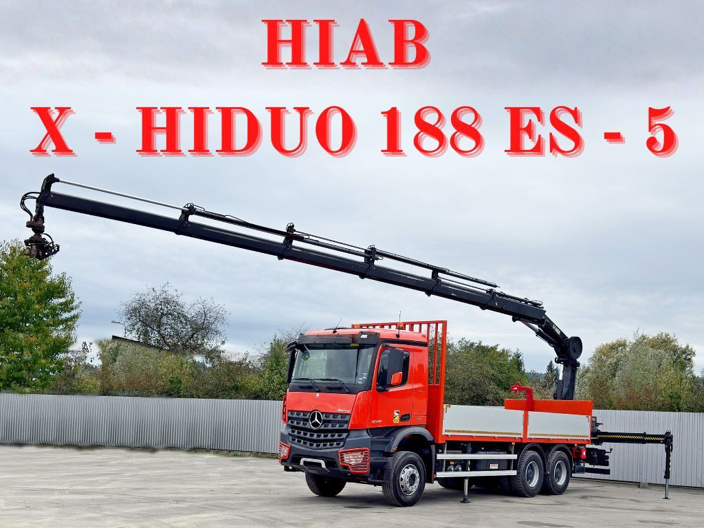 Mercedes-Benz AROCS 2643 *HIAB X-HIDUO 188 ES-5/FUNK * 6x4 - Camião grua: foto 1 Mercedes-Benz AROCS 2643 *HIAB X-HIDUO 188 ES-5/FUNK * 6x4 - Camião grua: foto 1