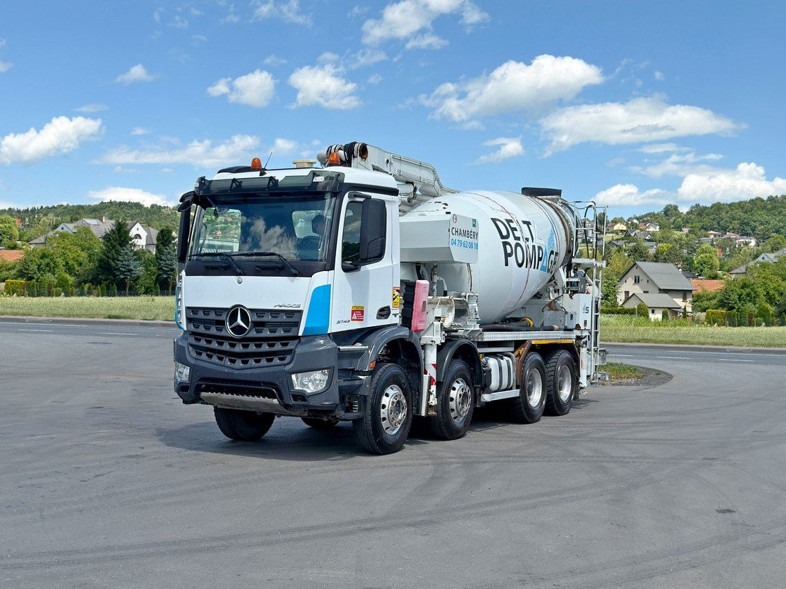 Mercedes-Benz AROCS 3743 * Betonpumpe + FUNK * 8x4 * TOP - Autobomba de betão: foto 2 Mercedes-Benz AROCS 3743 * Betonpumpe + FUNK * 8x4 * TOP - Autobomba de betão: foto 2