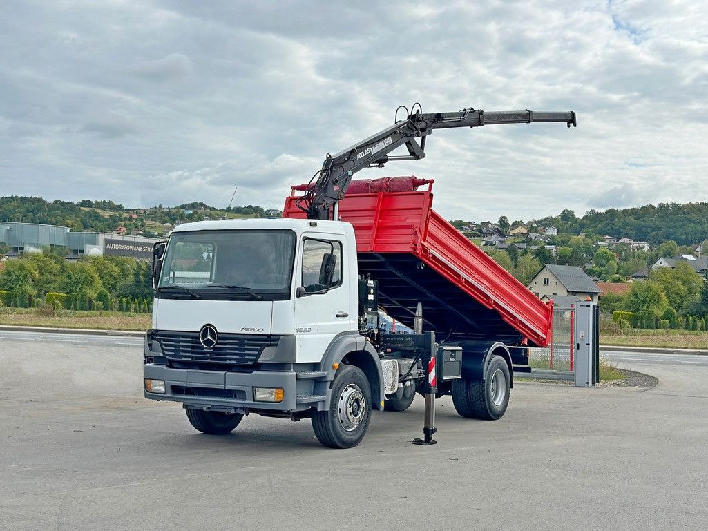 Mercedes-Benz ATEGO 1823 * KIPPER 5,25 m *ATLAS AK 3500C * TOP - Camião basculante, Camião grua: foto 2 Mercedes-Benz ATEGO 1823 * KIPPER 5,25 m *ATLAS AK 3500C * TOP - Camião basculante, Camião grua: foto 2