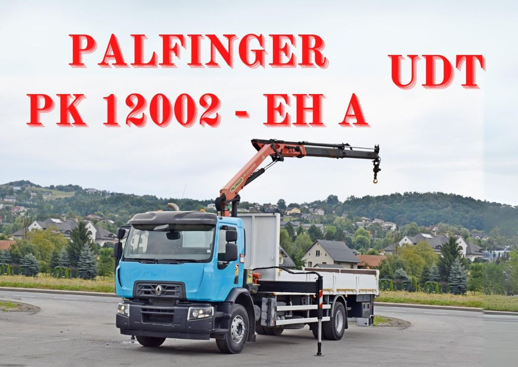Renault C 320 * PK 12002 EH A + FUNK * TOPZUSTAND - Camião grua, Camião de caixa aberta/ Plataforma: foto 1 Renault C 320 * PK 12002 EH A + FUNK * TOPZUSTAND - Camião grua, Camião de caixa aberta/ Plataforma: foto 1