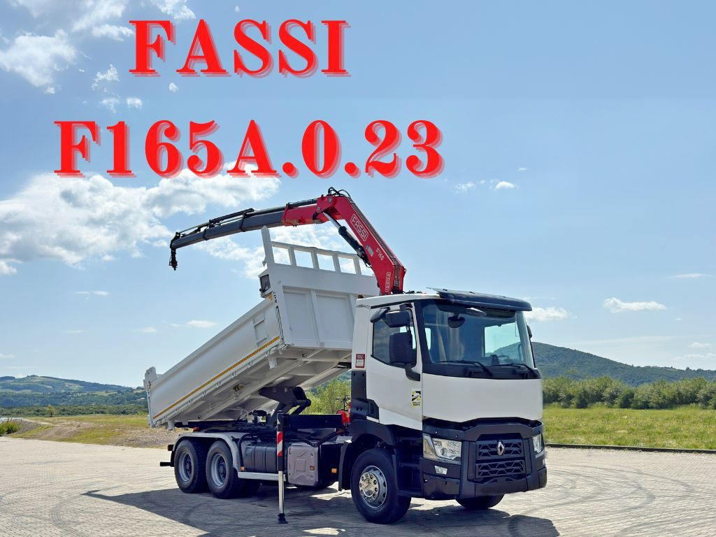 Renault C 430 * FASSI F165A.0.23 + FUNK * 6x4 - Camião grua: foto 1 Renault C 430 * FASSI F165A.0.23 + FUNK * 6x4 - Camião grua: foto 1