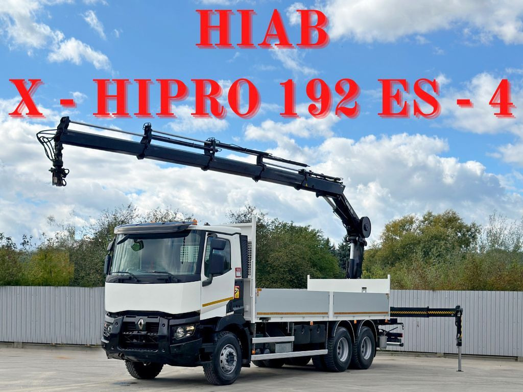 Renault C 430 *HIAB X - HIPRO 192 ES -4 + FUNK* 6x4 - Camião grua: foto 1 Renault C 430 *HIAB X - HIPRO 192 ES -4 + FUNK* 6x4 - Camião grua: foto 1